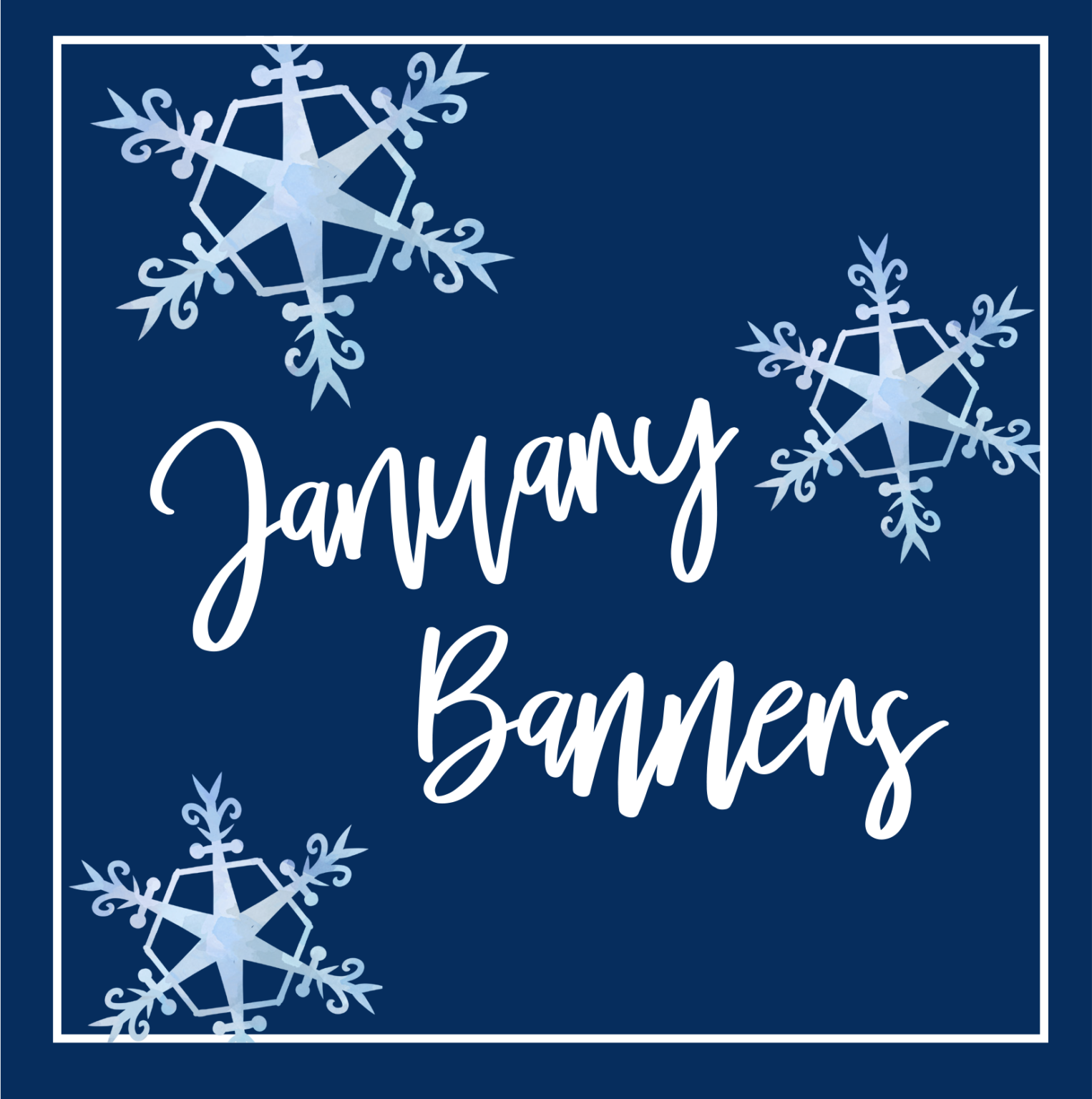 January Banners – Avon Lake Presbyterian Church